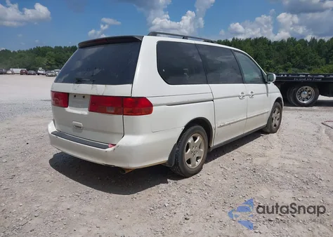 2000 Honda Odyssey Ex from USA, damaged, VIN 2HKRL1867YH623465